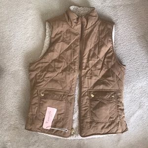 Tan Fur Vest